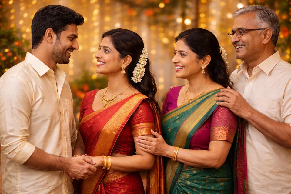 Family-verified introduction illustration for Tamil matrimony
